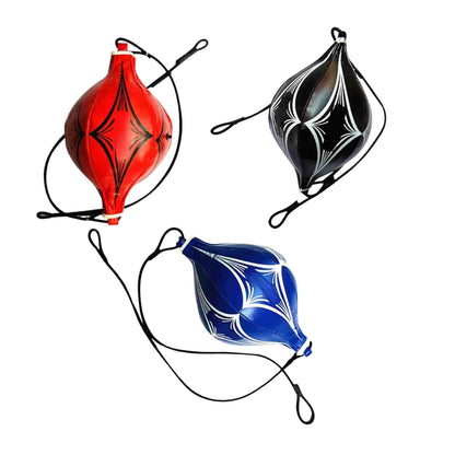 Floor To Kick Bag End Boxing Speed Training Ball Ceiling Punch - Red