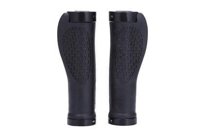 Cycling Lock-On MTB Ergonomic Mountain Bike Rubber Grips Bicycle Handlebar - Black