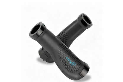 Cycling Lock-On MTB Ergonomic Mountain Bike Rubber Grips Bicycle Handlebar - Black
