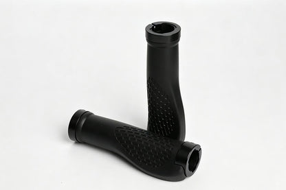 Cycling Lock-On MTB Ergonomic Mountain Bike Rubber Grips Bicycle Handlebar - Black