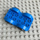 Hongyuan sheng Building Blocks Bus Vehicle Blue underbody