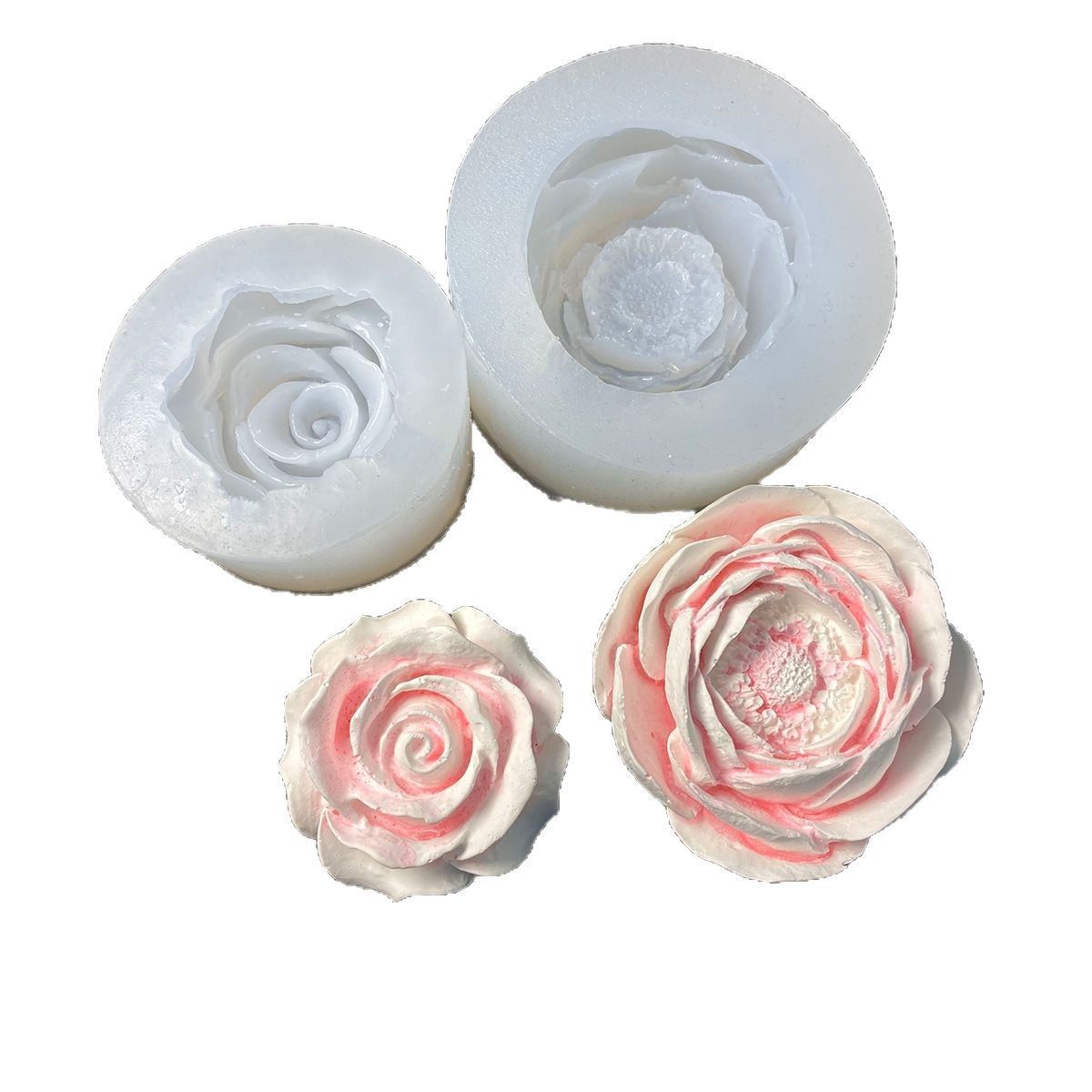 Silicone Flower Mold DIY Epoxy Plaster Candle Soap 15-828
