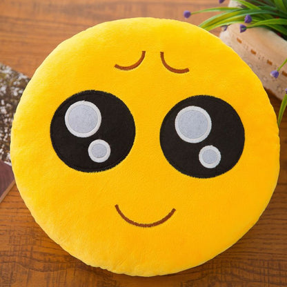 Plush Emoji Pillow PP Cotton Hand Warmer Cute 40cm pillow