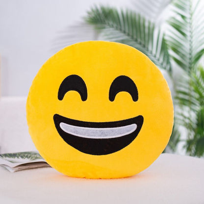 Plush Emoji Pillow PP Cotton Hand Warmer Laugh 40cm pillow