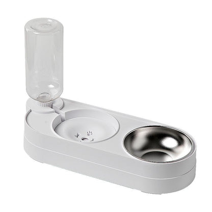 Cat Water Fountain Claw Cheep Automatic Feeder Gypsum White