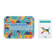 Wooden Tangram Puzzle Set small bird Brand Iron Box Classic jigsaw puzzle with 60 cards