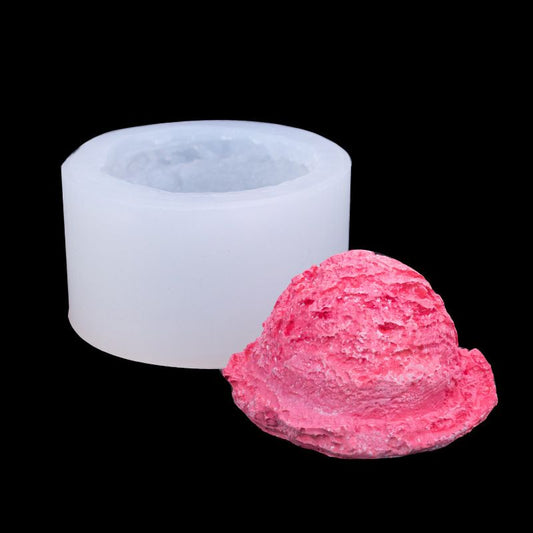 Silicone Ice Cream Ball Cake Mold 15pcs Ice Cream Ball-Pink 15-998