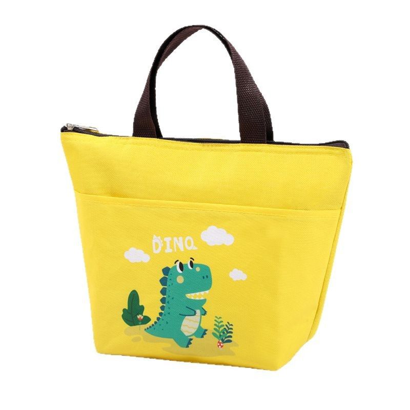 Youwang Kids Insulated Lunch Bag Oxford Cloth Waterproof Pink calf