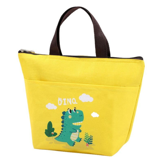 Youwang Kids Insulated Lunch Bag Oxford Cloth Waterproof Black