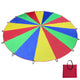Rainbow Umbrella Cloth Toy 2.6m 8 Panels Rainbow umbrella (3.6 m 8 pieces free 10 ocean balls)