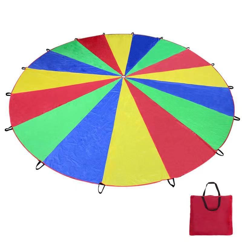 Rainbow Umbrella Cloth Toy 2.6m 8 Panels Rainbow umbrella (3.6 m 8 pieces free 10 ocean balls)