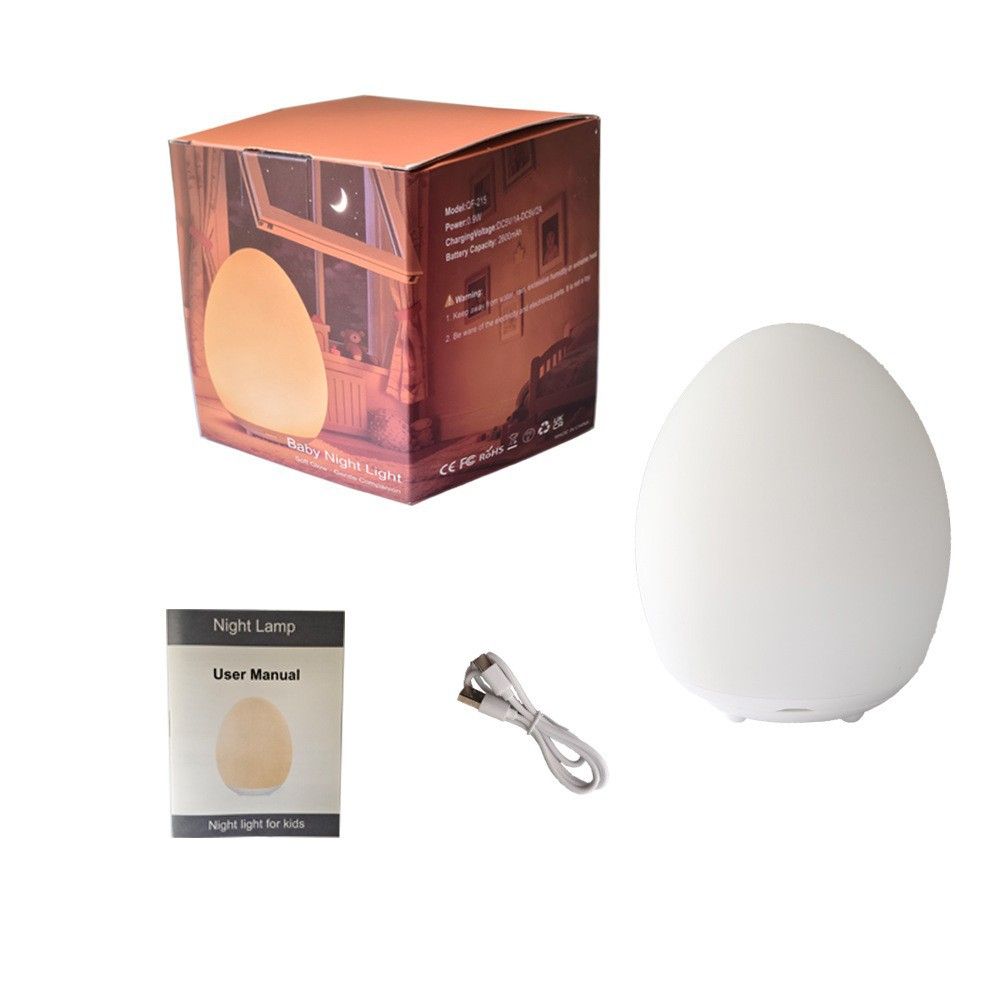 Yt Egg Night Light USB RGB Timing Power 5w brightness adjustable (w)