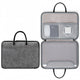 14 Inch PU Leather Laptop Bag, Portable Waterproof Laptop Case, Full Opening and Closing Sleeve Handbag, Briefcase for MacBook Air, Ipad, Business Travel