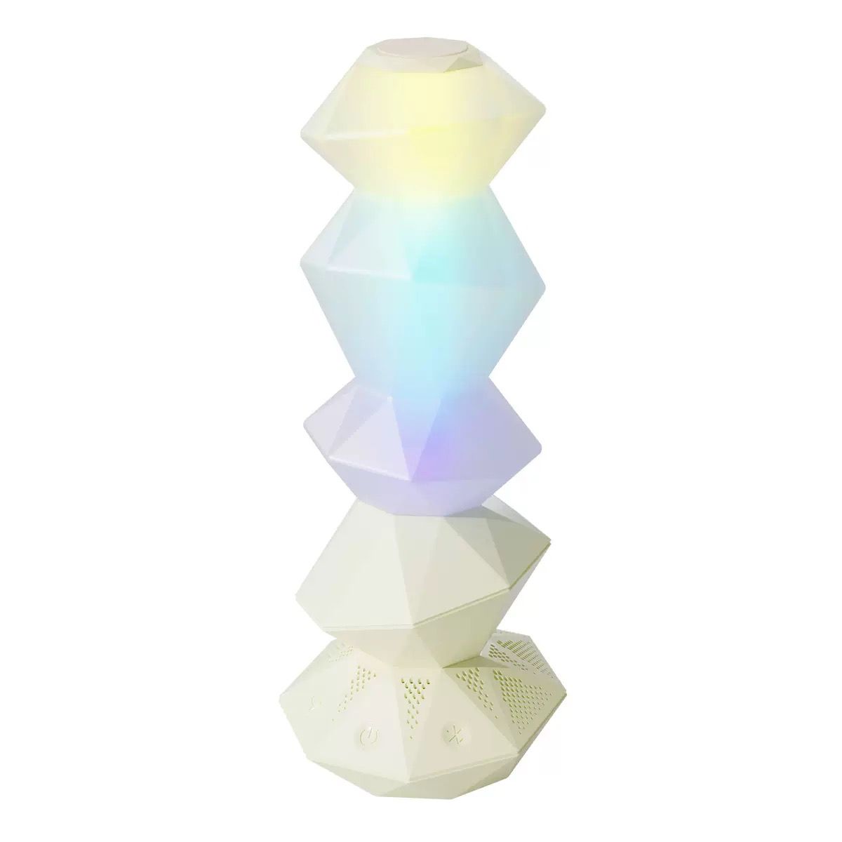 RGB Magic Crystal Speaker Lamp with Bluetooth, Music Sync, and Ambient Lighting for Gaming Desk, Bedroom, or Home Decor (Green)