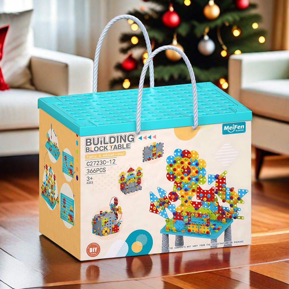 DIY Screw Assembly Building Blocks Set for Kids Ages 3-6 – Creative Educational Toy with Wrench and Screwdriver, Perfect for Parent-Child Interaction and Fine Motor Skills Development (490PCS)