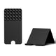 Versatile Foldable Silicone Suction Stand – Universal Adhesive Grip Pad for Phone, Tablet, and Laptop, Bendable Multi-Surface Mount for Desk, Mirror, Gym, and Travel (Black)