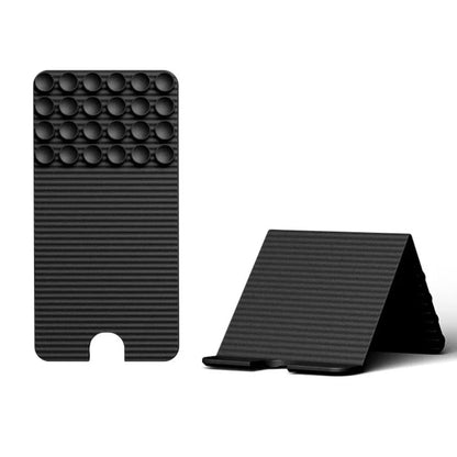 Versatile Foldable Silicone Suction Stand – Universal Adhesive Grip Pad for Phone, Tablet, and Laptop, Bendable Multi-Surface Mount for Desk, Mirror, Gym, and Travel (Rose)