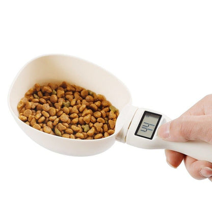 Precision Electronic Weighing Spoon for Pet Food and Kitchen Ingredients, Digital Scale Spoon with LCD Display, Accurate Measurement for Flour, Milk Powder, and Seasonings