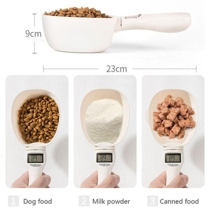 Precision Electronic Weighing Spoon for Pet Food and Kitchen Ingredients, Digital Scale Spoon with LCD Display, Accurate Measurement for Flour, Milk Powder, and Seasonings