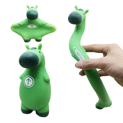 Green Horse Stress Relief Toy: Squeeze, Stretch, and Squish Your Worries Away – Cute Desktop Decor for Anxiety Relief, Fun Parent-Child Interaction, and Office Desk Fidget Play (1PCS)