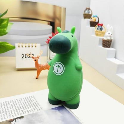 Green Horse Stress Relief Toy: Squeeze, Stretch, and Squish Your Worries Away – Cute Desktop Decor for Anxiety Relief, Fun Parent-Child Interaction, and Office Desk Fidget Play (3PCS)