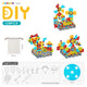 DIY Creative Screw Puzzle Building Block Table Set for Kids Ages 3+ – Educational STEM Toy with Colorful Plastic Pieces, Tools, and Bonus Drawing Board for Home Play and Skill Development (128PCS, Screw)