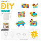 Creative DIY Puzzle Building Blocks Set for Kids Ages 3+ – Colorful Snap-Together Squares for Early Learning, Alphabet & Number Recognition, and Fun 3D Shape Construction at Home (153PCS)