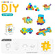 Creative DIY Puzzle Building Blocks Set for Kids Ages 3+ – Colorful Snap-Together Squares for Early Learning, Alphabet & Number Recognition, and Fun 3D Shape Construction at Home (244PCS)