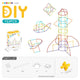 DIY Flexible Straw Building Blocks for Kids Ages 3-6, Creative Educational Construction Toy Set with Bendable Straws and Connectors, 112/242/723 Pieces for 3D Geometry and Imaginative Play (723PCS)