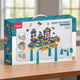 Multifunctional Kids Building Block Table Set with Storage, Compatible with 3-6 Year Olds, Includes Chair and 88-380PCS Colorful Bricks, Ideal for Learning, Drawing, Sand & Water Play (88PCS)