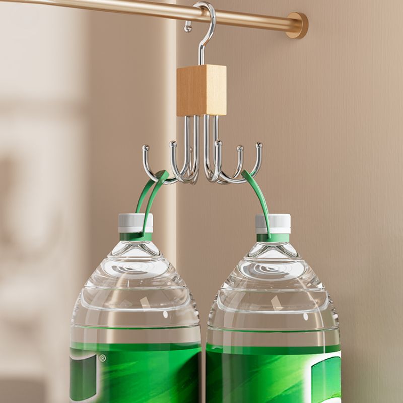 Gold Black rotating hanger, multi-hook hanger, home organisation, storage solution, high-quality hanger, Australian home, space-saving hanger, entryway organiser, wardrobe accessory, sturdy hanger