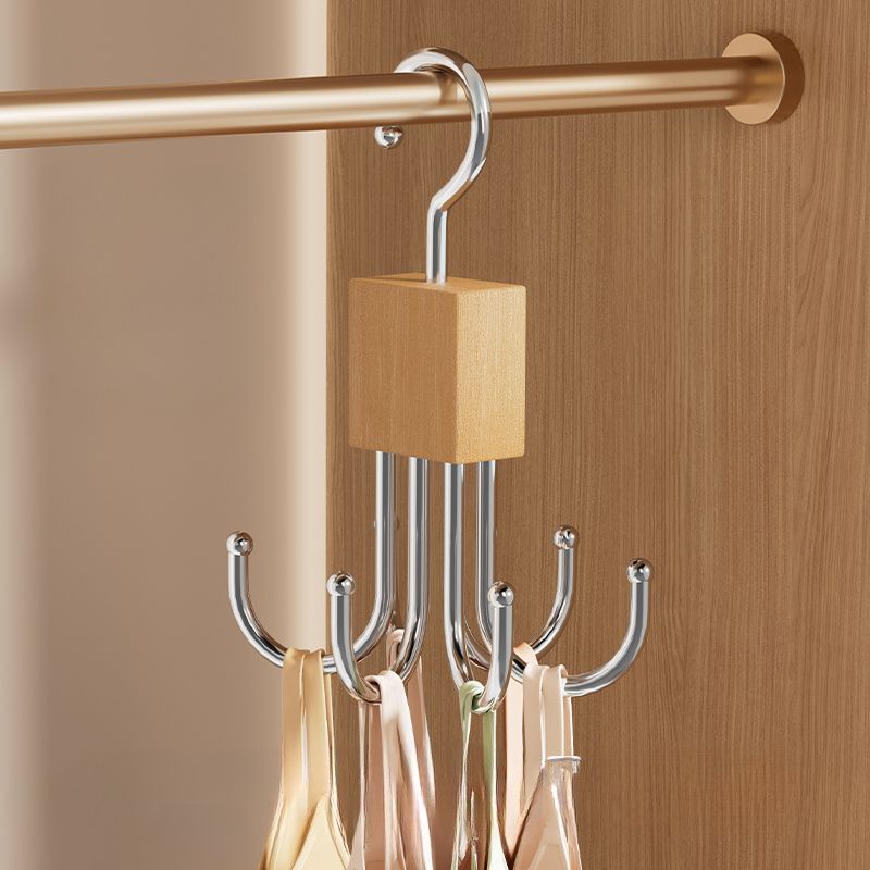 Gold Black rotating hanger, multi-hook hanger, home organisation, storage solution, high-quality hanger, Australian home, space-saving hanger, entryway organiser, wardrobe accessory, sturdy hanger