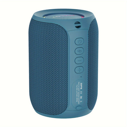 Portable Bluetooth Speaker Compact Speaker High-Quality Sound Long Battery Life - Black - Size 90-93-128mm
