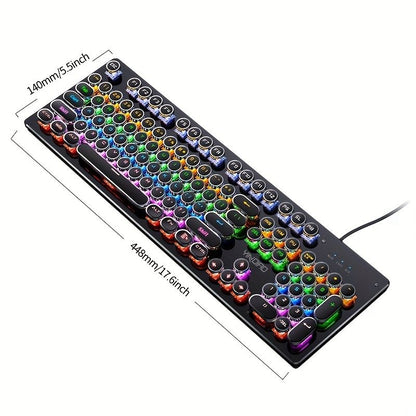 Black Magenta RGB mechanical keyboard, colourful keyboard, marquee light keyboard, gaming keyboard Australia, backlit mechanical keys, USB mechanical keyboard, tactile keyboard for work and play