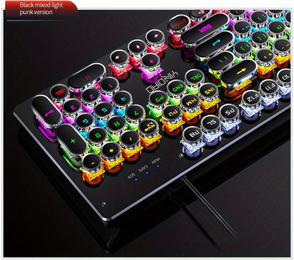Black Magenta RGB mechanical keyboard, colourful keyboard, marquee light keyboard, gaming keyboard Australia, backlit mechanical keys, USB mechanical keyboard, tactile keyboard for work and play