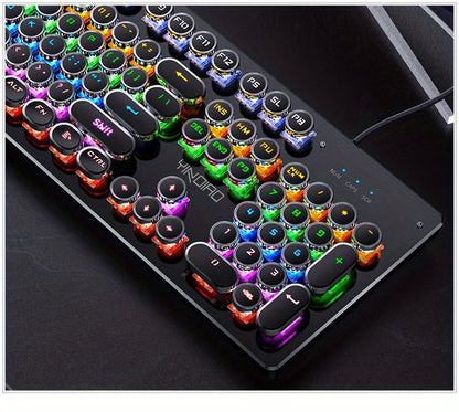 Black Magenta RGB mechanical keyboard, colourful keyboard, marquee light keyboard, gaming keyboard Australia, backlit mechanical keys, USB mechanical keyboard, tactile keyboard for work and play