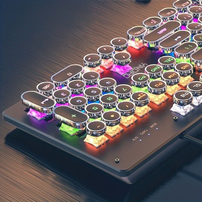 Black Magenta RGB mechanical keyboard, colourful keyboard, marquee light keyboard, gaming keyboard Australia, backlit mechanical keys, USB mechanical keyboard, tactile keyboard for work and play