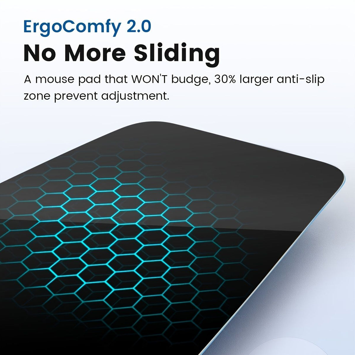 Black ergonomic mouse pad, Vaydeer, mouse accessories, computer accessories, wrist rest mouse pad, smooth tracking mouse pad, Australia office supplies, gaming mouse pad