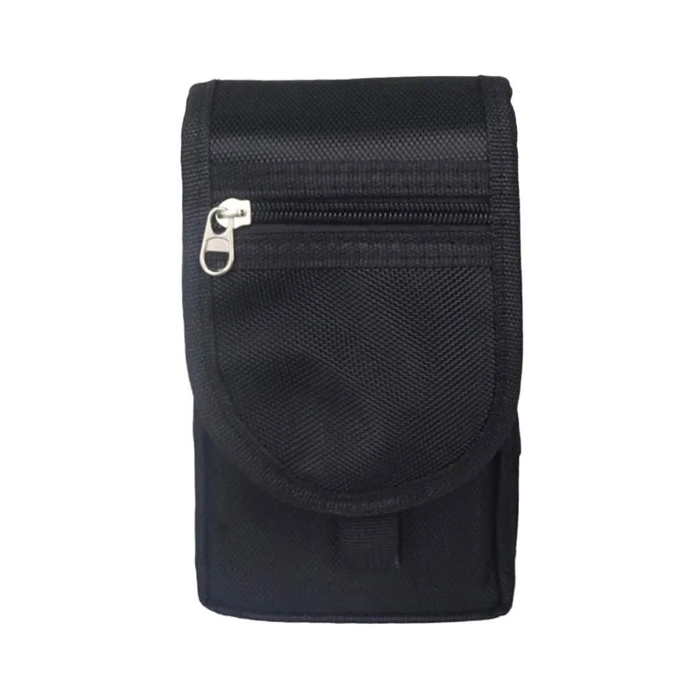 2pcs Dual Phone Holster with Belt Clip,Large Belt Smartphone Pouch for Men,Multi-Function Compatibility Mobilephone Case for Daily Use（black）