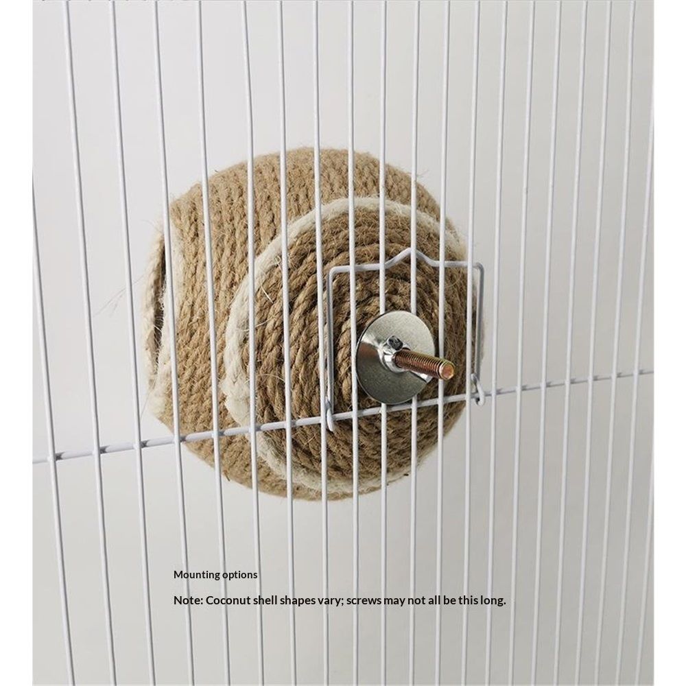 Bird Breeding Nest Warm Rope Bed House for Small Medium Bird Parrot Parakeet Conure Cockatiel Canary Finch Lovebird Budgie ( 13cm)