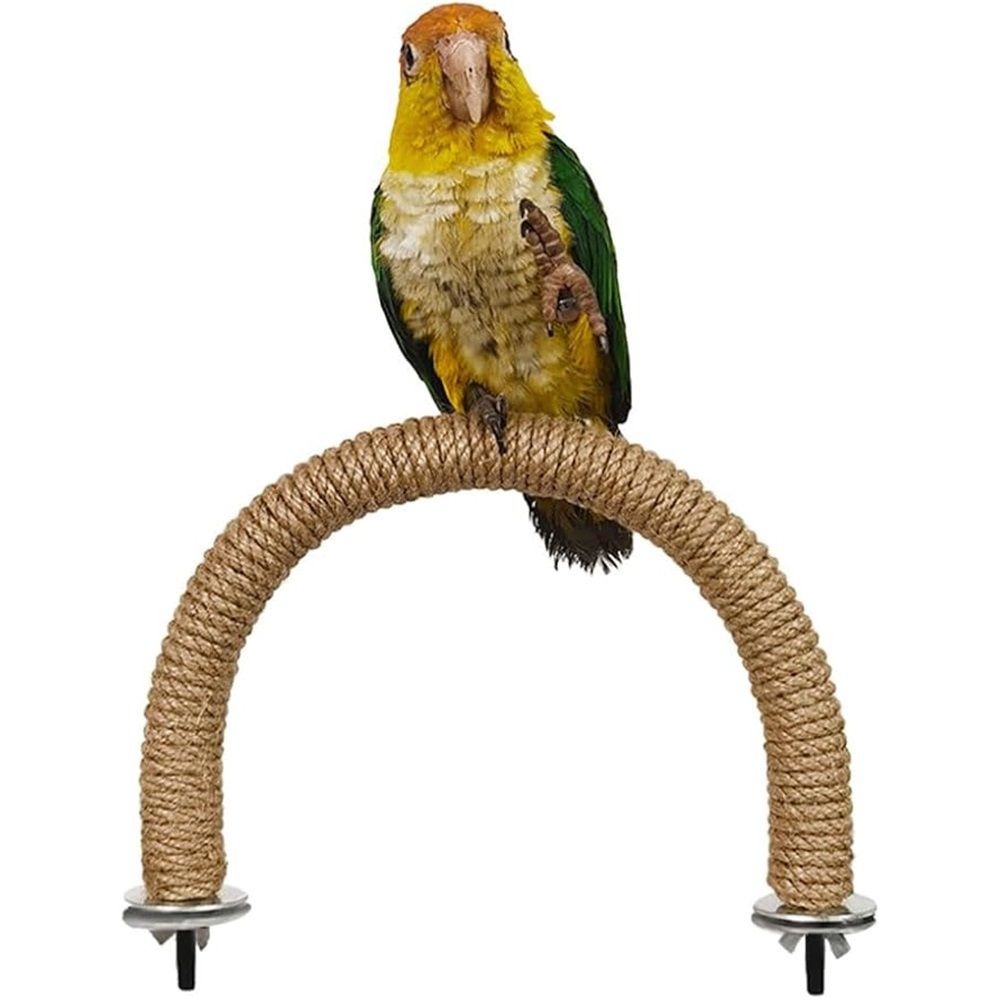 Parrots Grinding Scratchers Perch Cage Mount Bird Stand Cage Toy Rod Swing Rack Toy Grinding Perch Supplies Bird Rope Perches