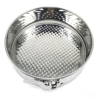 7 Inch Springform Cake Pan, 304 Stainless Steel Springform Pans, Leakproof & Nonstick Cheesecake Pan with Removable Bottom, Round Spring Form Cake Pan For Baking