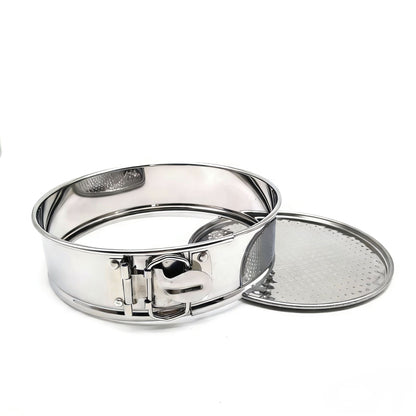 7 Inch Springform Cake Pan, 304 Stainless Steel Springform Pans, Leakproof & Nonstick Cheesecake Pan with Removable Bottom, Round Spring Form Cake Pan For Baking