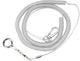2pcs Parrot Flying Rope,3m Ultra Light Anti Bite Portable Bird Flying Training Leash Parrot Foot Chain Pet Bird Supplies for Macaw Greys Parakeet Cockatoo（Foot Ring No. 4）