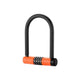 Combo Bike U-Lock Standard, Anti-Theft Security Bicycle Lock, Shackle, 4-Digit Resettable Combination U Lock for Scooter Road Mountain Bikes