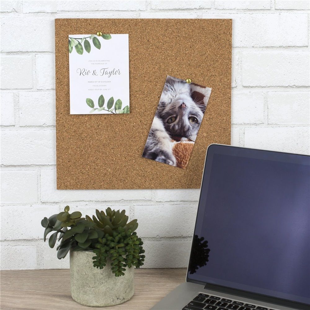 Quartet Cork Tiles, Bulletin Board Cork Panels 12" x 12", Self-Adhesive Corkboards for Wall Pin Board , 8 Pack