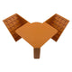 Fish Hideout Decorations Corner Landscaping Aquarium Undergravel Tunnel Fish Cave, 10.24x6.77x2.99inch