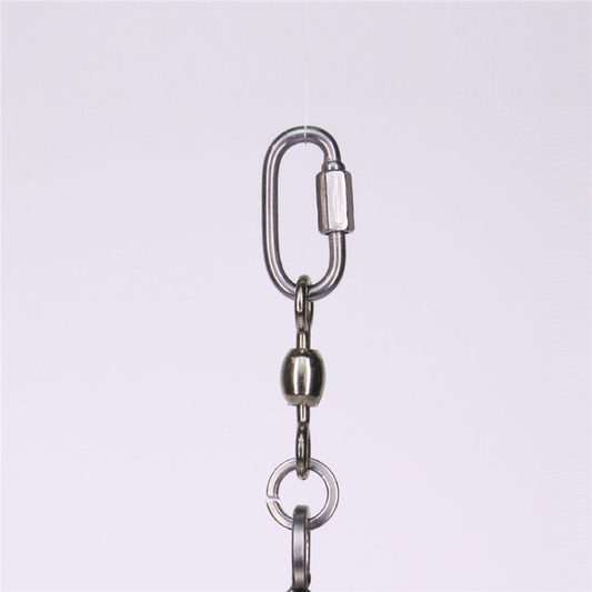 Large Bird Toys, Stainless Steel Bell Toy for Parrots, Heavy Birds Cage Toy, Greys, Budgies, Lovebirds, Cockatiels,Cockatoo