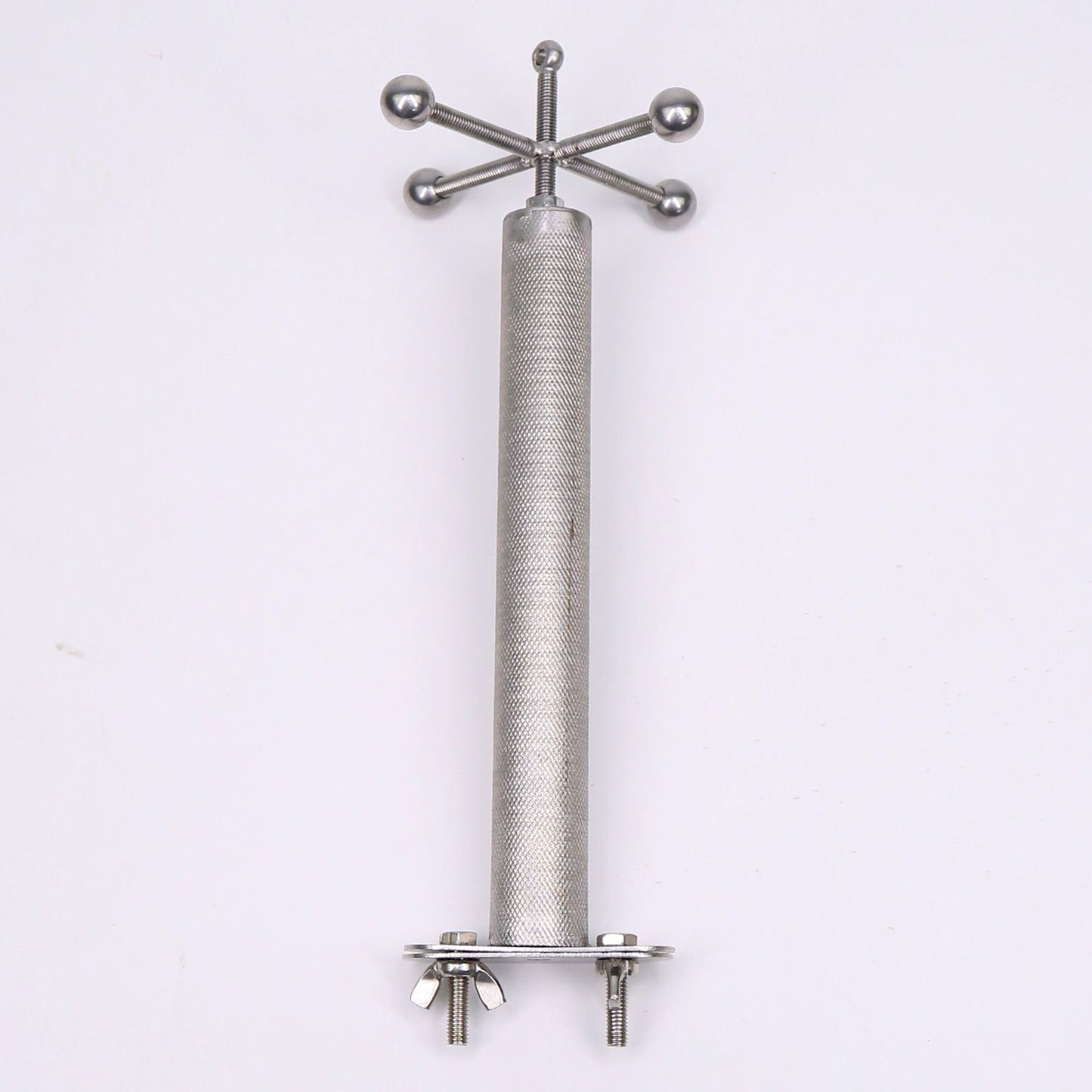Bird Parrot Stainless Steel Bracket Rotating Rod Bird Grinding Claw Parrot Scraper Rod Long Tail Parrot Cage Accessories Sports Stand