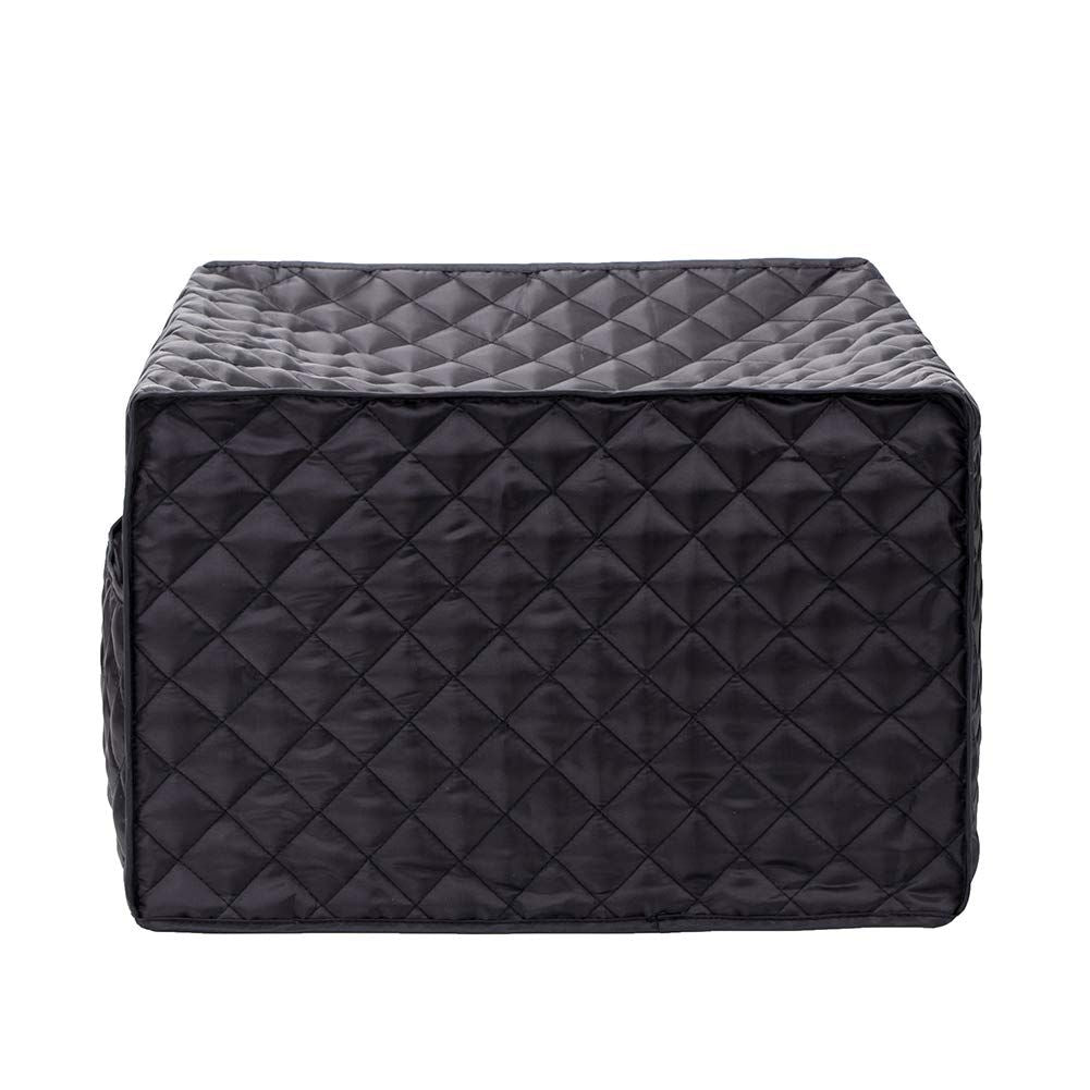 Toaster Oven Cover Heavy Duty Heat-Resistant Dust-proof Waterproof Cover Case Microwave oven, electric oven, dust cover, protective cover, heat insulation, waterproof, easy to clean(Black)